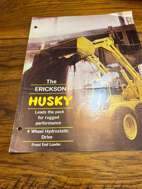 erickson husky skid steer